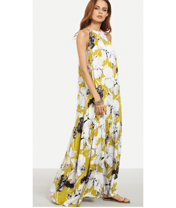 Maxivestido mostaza