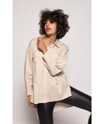 Camisa popelín beig