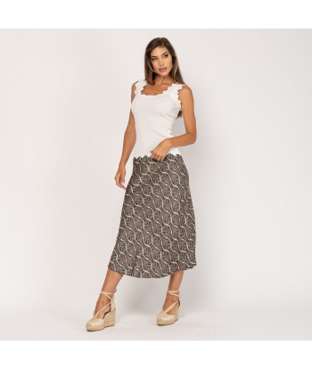 Top tantes zig zag blanco