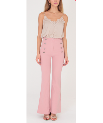 Pantalón frare rosa