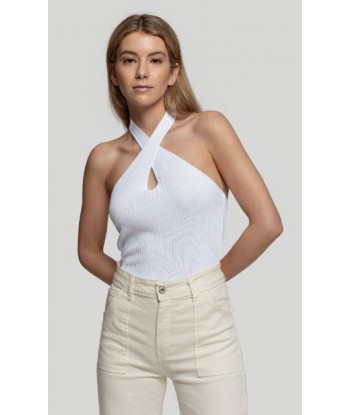 Top halter blanco