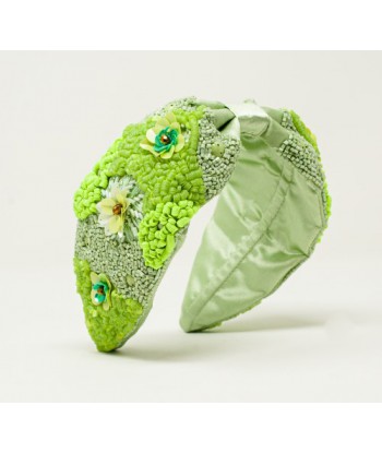 Diadema joya verde